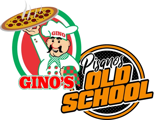 GINO'S PIZZA & PISANO'S OLD SCHOOL - NOW OPEN logo